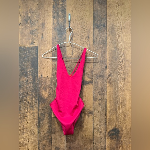 Left On Friday Other - NWT left on Friday one piece weekender pink bathing suit size small